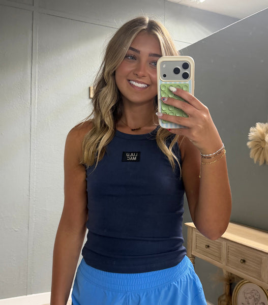 Lulu Mac Tank-Navy