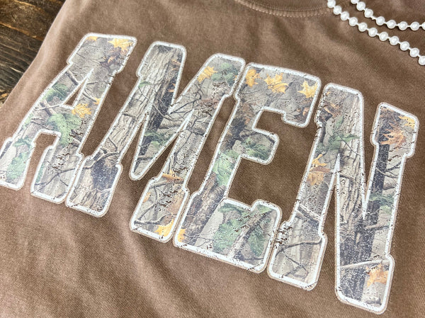 Camo Amen Tee