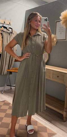 Sitting In The Olive Tree Dress