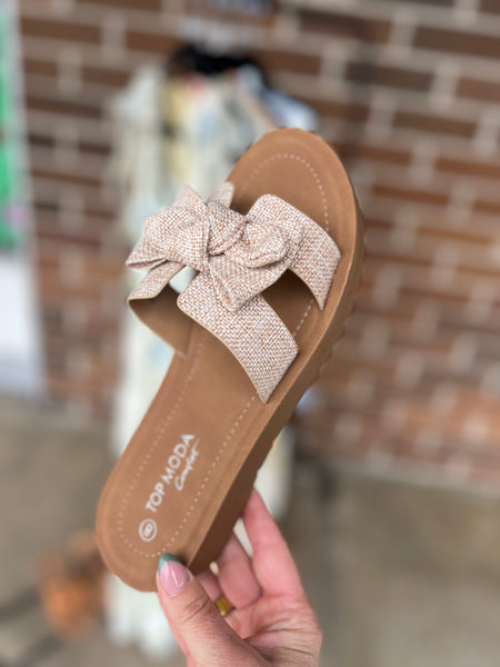 The Suzies-Beige linen