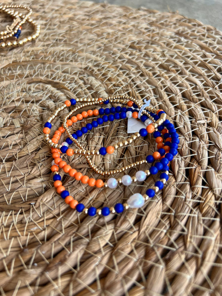 Orange & Blue Pearl Stack