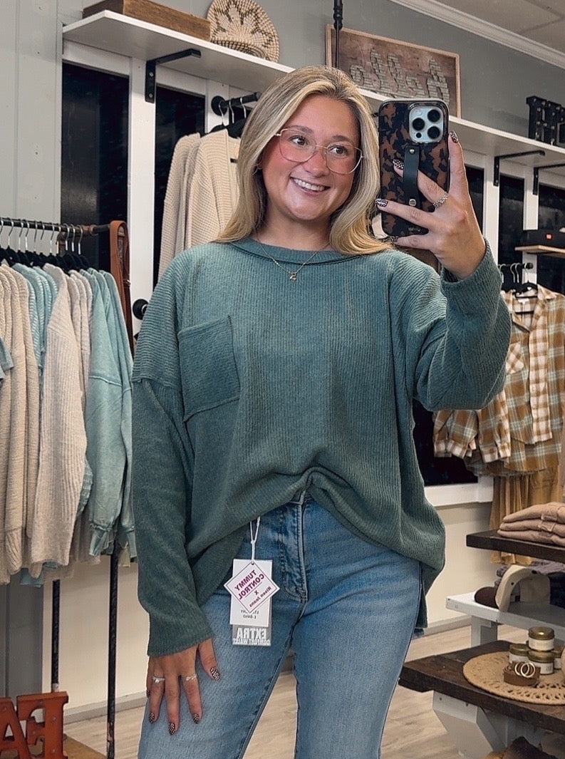 The Lizzy Everyday Top-Ash Jade