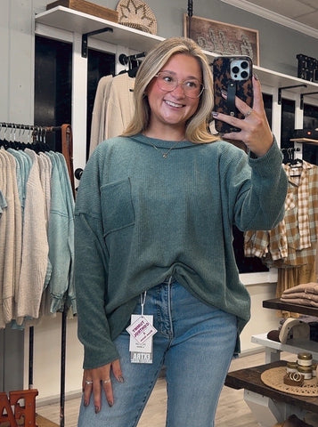 The Lizzy Everyday Top-Ash Jade