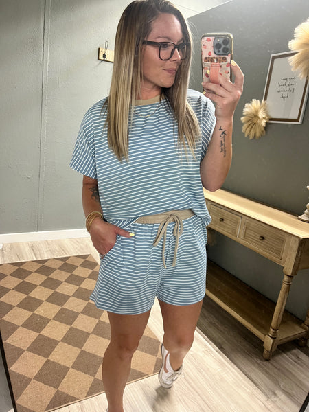 The Aria Set-Blue & Mocha