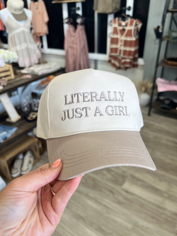 Literally Just A Girl Hat