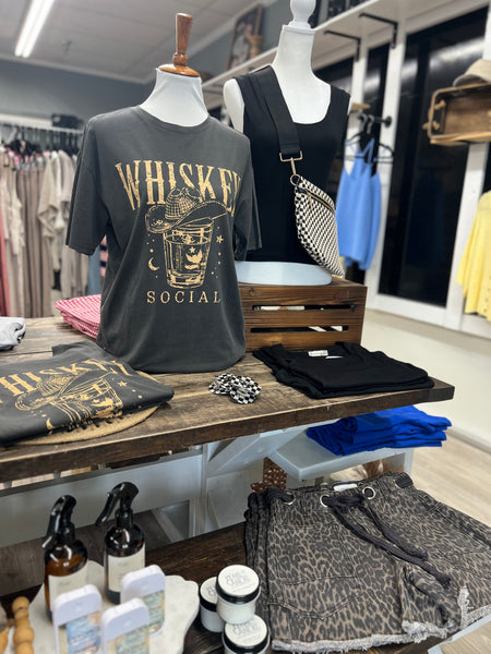 Whiskey social tee