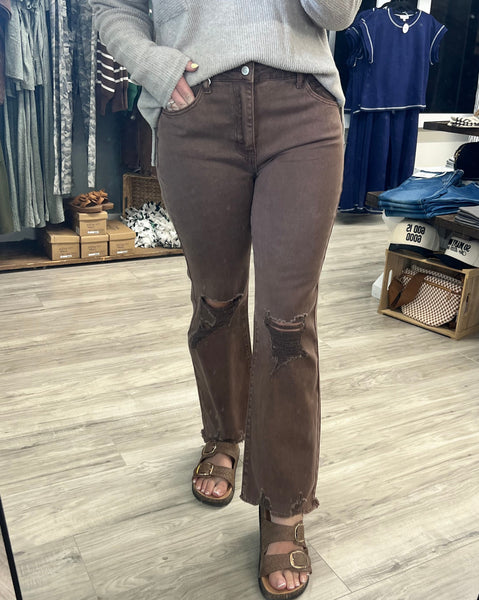 Bonfire Jeans-Brown