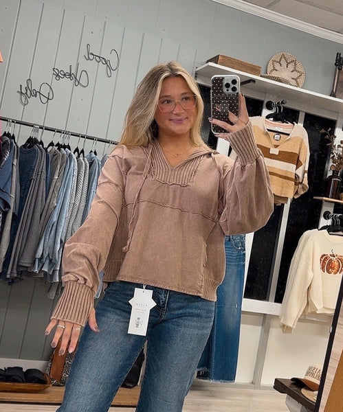 Feeling Espresso Pullover