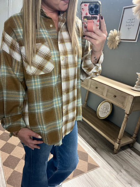 Pumpkins and Gords Flannel