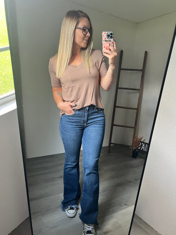 Be Like Bamboo Top-Smokey Taupe