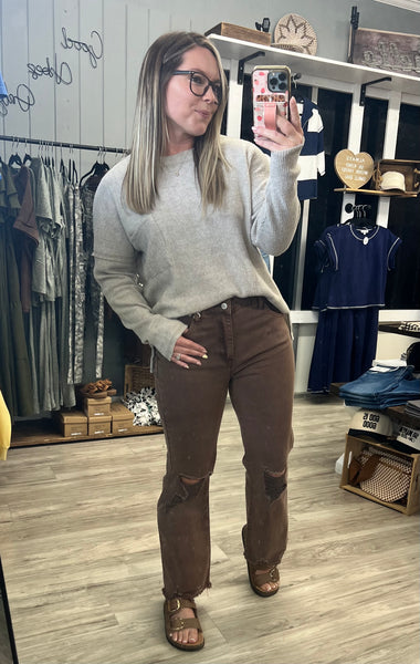 Bonfire Jeans-Brown