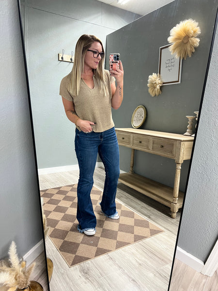 Sweater Vest Season-Tan