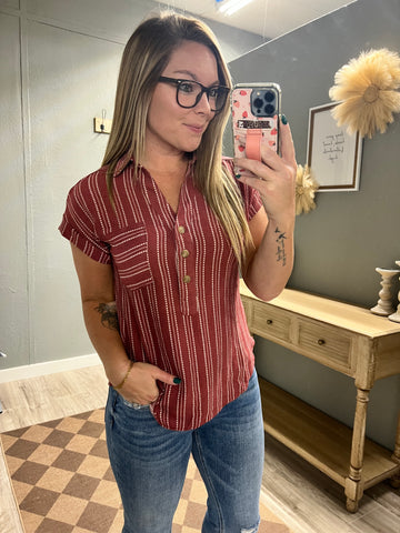 Love Your Strips-Burgundy