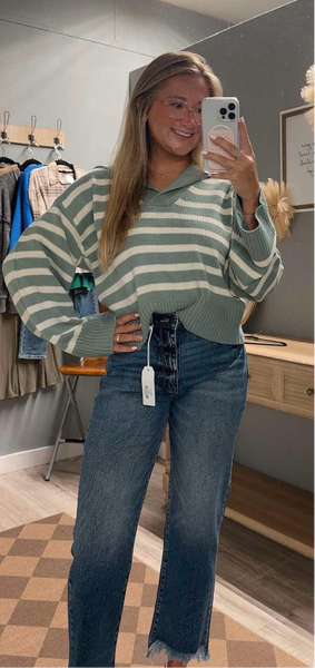 Love All Your Strips Sweater