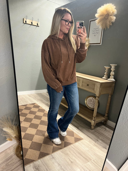 Welcome Fall Hoodie-Chestnut