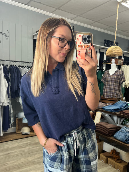 Midnight Blue Pullover
