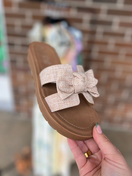 The Suzies-Beige linen