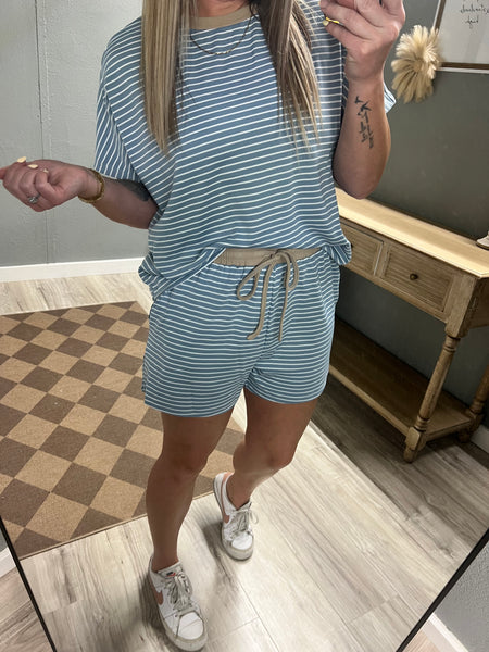 The Aria Set-Blue & Mocha
