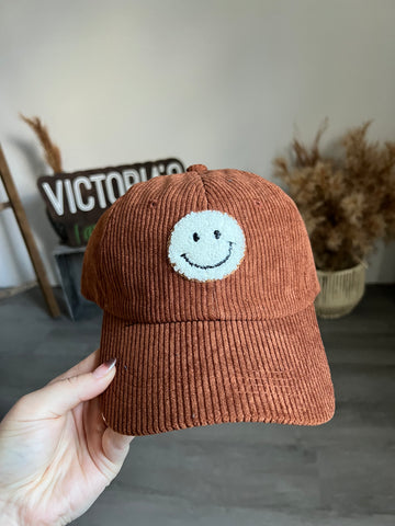 Smiley Corduroy hats