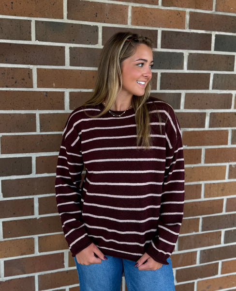Striped latte-Merlot
