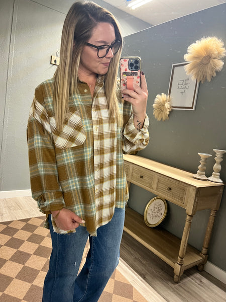 Pumpkins and Gords Flannel