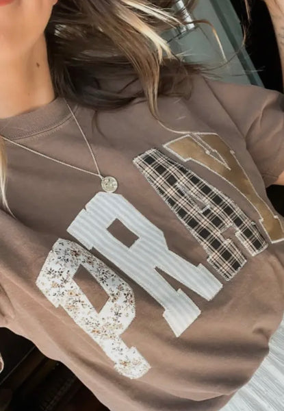 PRAY Patchwork Tee
