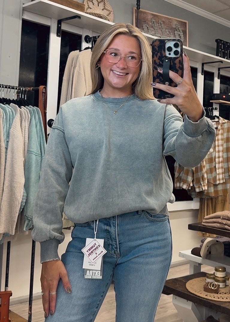 The Everyday Pullover-Jade