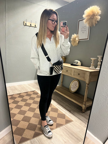 Scuba Pullover-Light Heather Gray