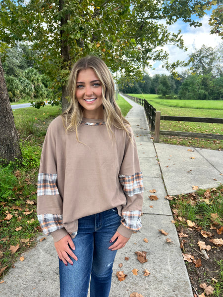 Harvest Haven Plaid Pullover
