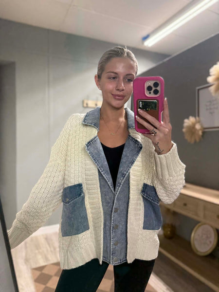 Snowflakes Falling Cardigan