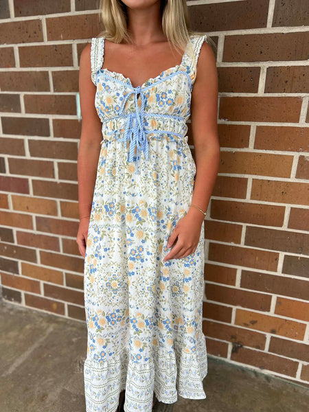 Springtime Flower Charm Dress