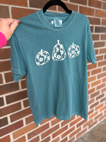 Floral Pumpkins Tee