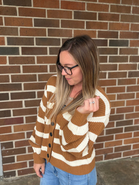 Stripes on Stripes Cardi