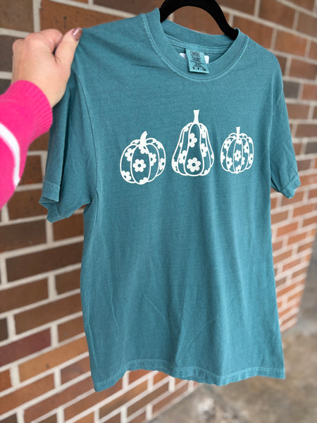 Floral Pumpkins Tee
